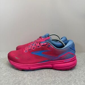 Brooks Ghost 15 Womens Shoes Size 8.5 Pink Athletic Running Sneakers 1203801B606